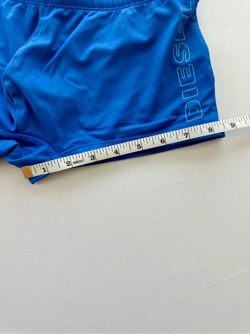 Diesel Bright Blue Swim Trunks with Side Logo